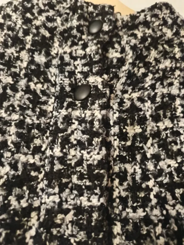 Jersey Zara punto cuadro Chanel