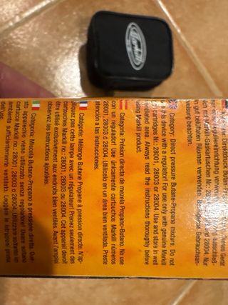 Hornillo Gas Markill Montañismo Sin Estrenar