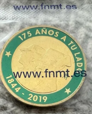 Moneda Conmemorativa Guardia Civil 175 Aniversario