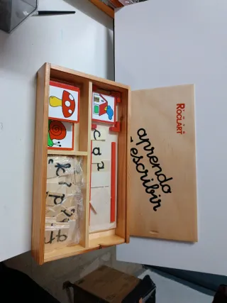 Juego de madera Aprendo a escribir