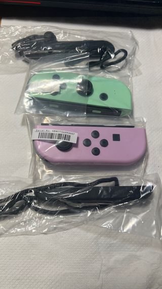 Joy-Con Nintendo Switch Verdes y Rosas