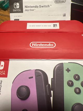 Joy-Con Nintendo Switch Verdes y Rosas
