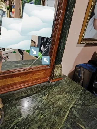 APARADOR EGIPCIO CON ESPEJO