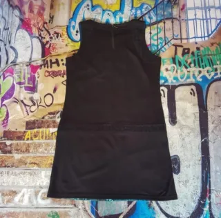 Vestido estampado patchwork talla M