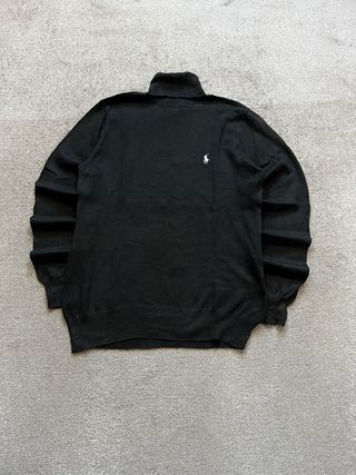 Jersey Polo Ralph Lauren Negro Cuello Alto