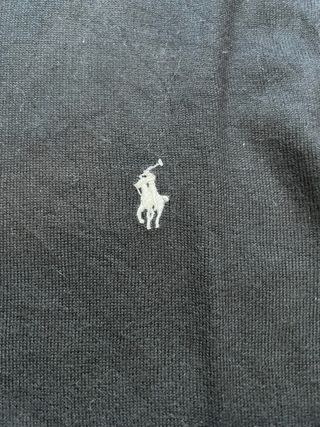 Jersey Polo Ralph Lauren Negro Cuello Alto