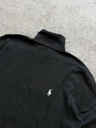 Jersey Polo Ralph Lauren Negro Cuello Alto