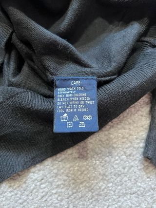 Jersey Polo Ralph Lauren Negro Cuello Alto