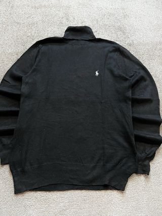 Jersey Polo Ralph Lauren Negro Cuello Alto