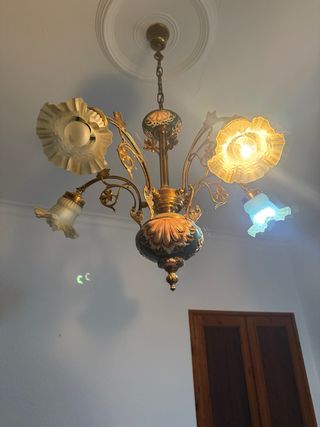 Oferta Lote 4Lámparas Cristal Murano. 300€