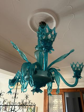 Oferta Lote 4Lámparas Cristal Murano. 300€