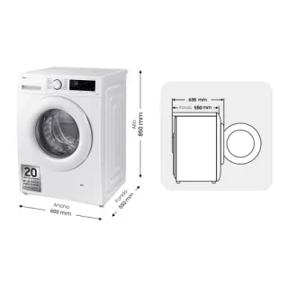 Lavadora Samsung 9Kg Ecobubble Clase A