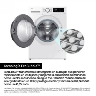 Lavadora Samsung 9Kg Ecobubble Clase A