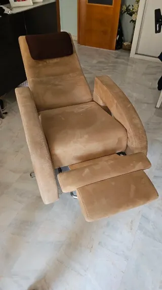 Sillón Relax Beige/Marrón