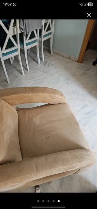 Sillón Relax Beige/Marrón