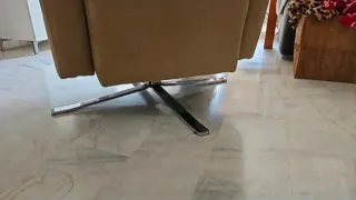 Sillón Relax Beige/Marrón