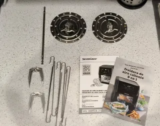 Freidora Silvercrest 9 en 1 completa