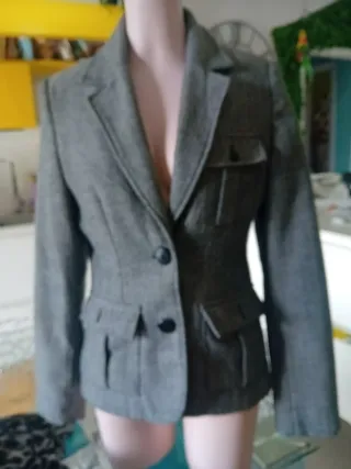 Blazer grigio fantasia sale e pepe