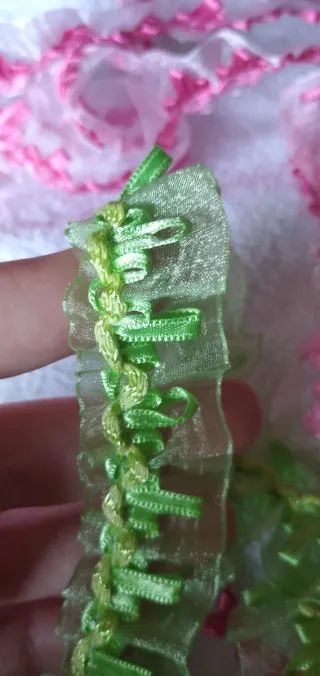 Cinta pasamanería para costura dos colores