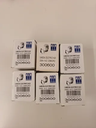 6 Cabezales suelo radiante