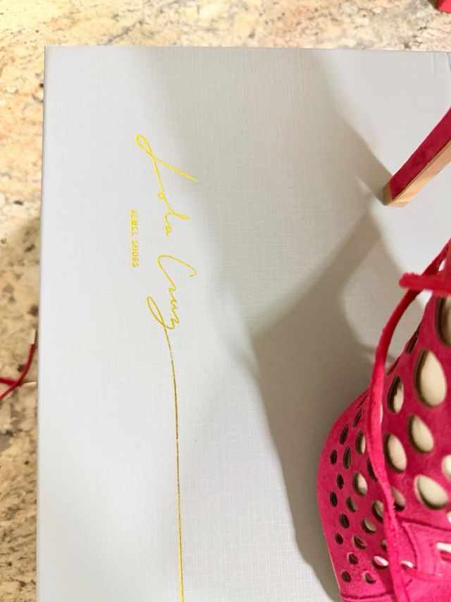 Sandalias Lola Cruz Rosa