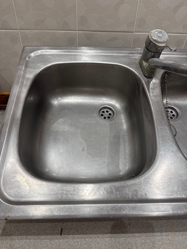 Fregadero doble acero inoxidable