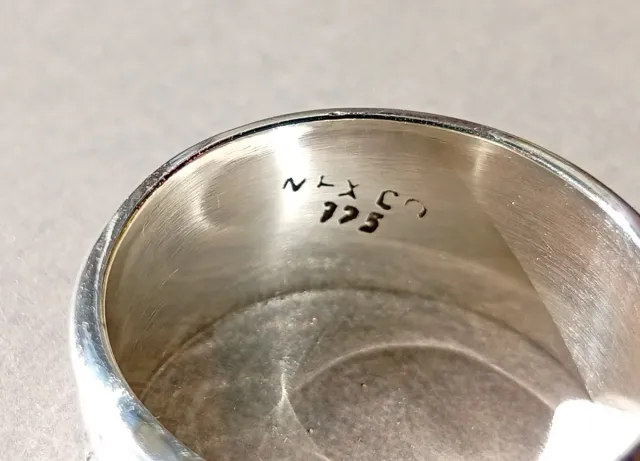 Anillo Plata 925 Taxco Hojas Marihuana Hombre 9 g