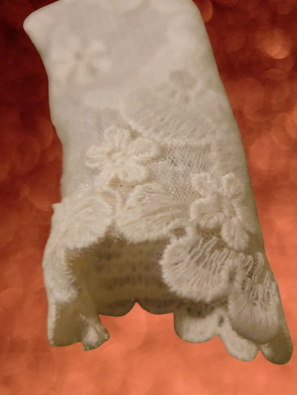 Set Battesimo Neonato Pizzo Kobez