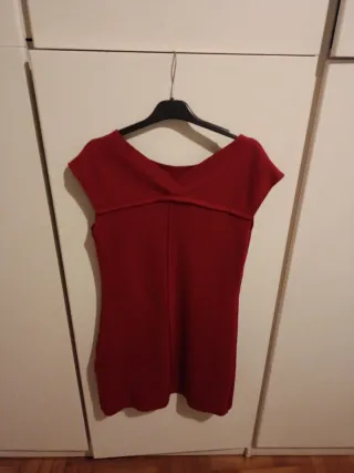 Vestito corto rosso