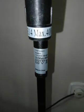 Lámpara de pie papel Ikea