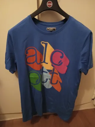 Camiseta Alcott Azul Estampada