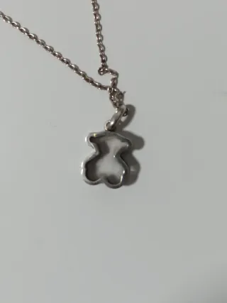Colgante Oso Tous Plata cadena 45 cm