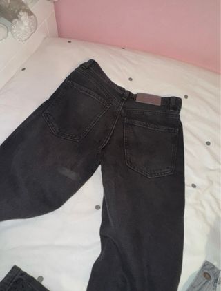 Pantalones negros con brillo