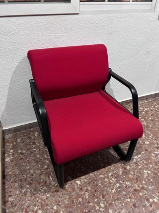 Butaca/Sillón Rojo y Negro