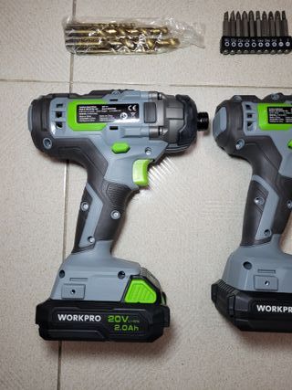 JUEGO DE TALADROS ATORNILLADORES IMPACTO _