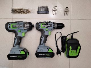 JUEGO DE TALADROS ATORNILLADORES IMPACTO _