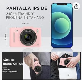 Cámara Digital 4K para Niños y Principiantes | 48M