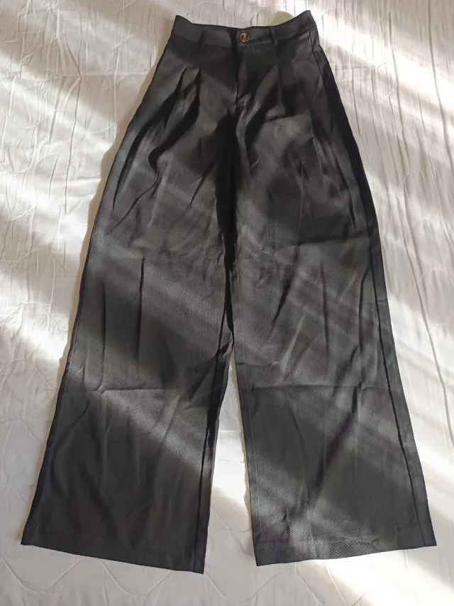 Pantalones anchos negros