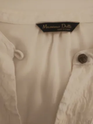 Camisa de Massimo Dutti gasa blanca