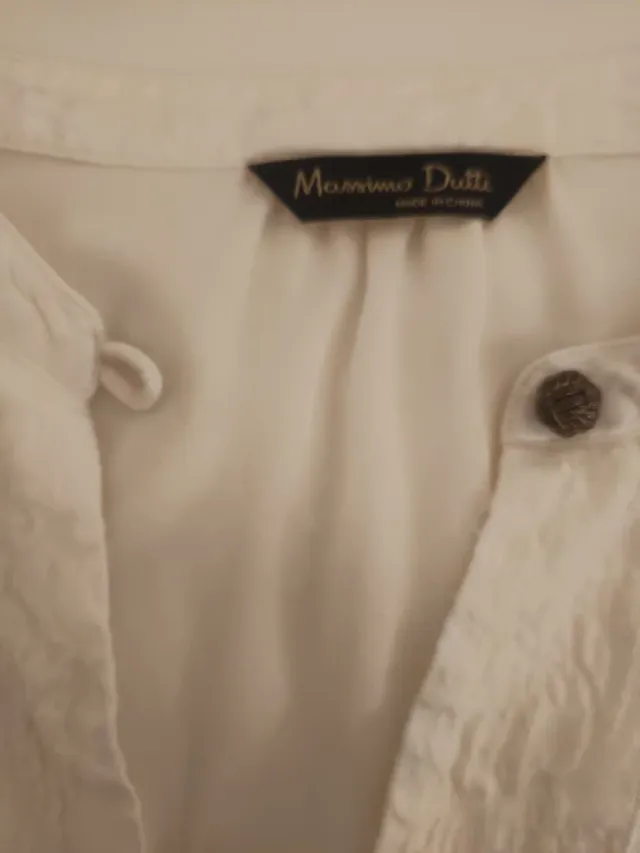 Camisa de Massimo Dutti gasa blanca
