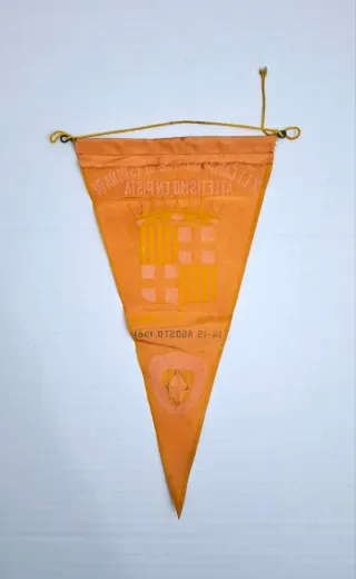 Banderín 1961 Barcelona Atletismo Antiguo