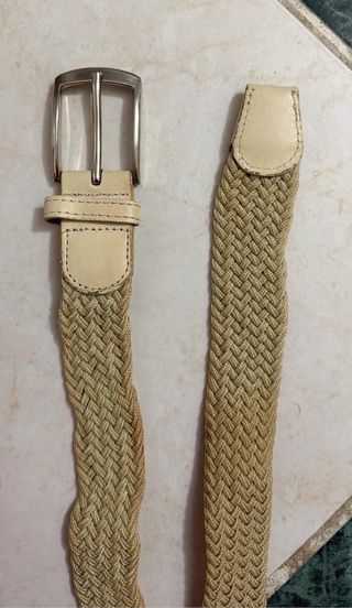 Cintura intrecciata beige Sorbino