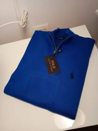 Jersey Polo Ralph Lauren azul talla S, L, XL, XXL
