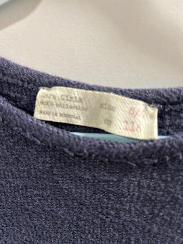 Sudadera Zara estrella azul talla 5/6
