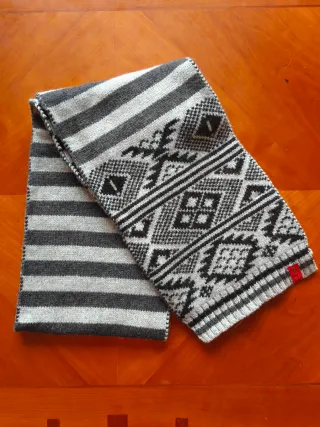 Bufanda reversible niño