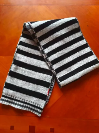 Bufanda reversible niño