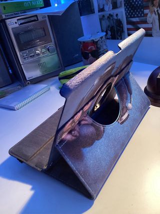 Custodia per iPad 9ª Gen Scimmia con Cuffie