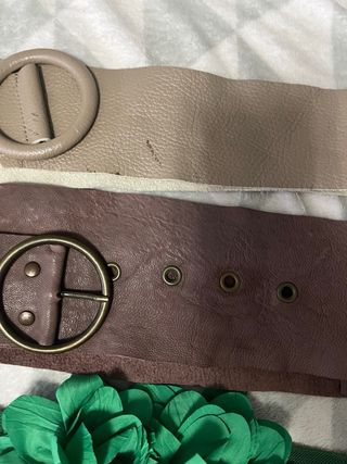 Lote de cinturones de moda