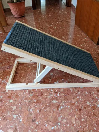 Rampa madera antideslizante perros