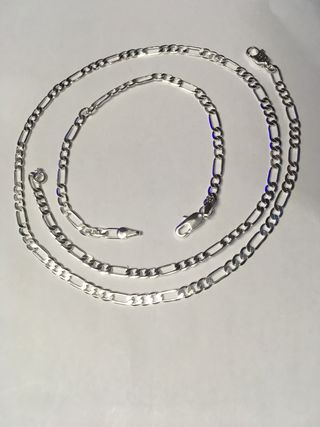 Conjunto Cadena y Pulsera Plata 925